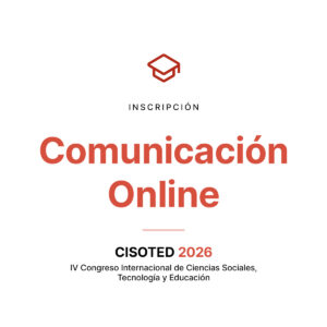 Inscripción Comunicación ONLINE. CISOTED 2026